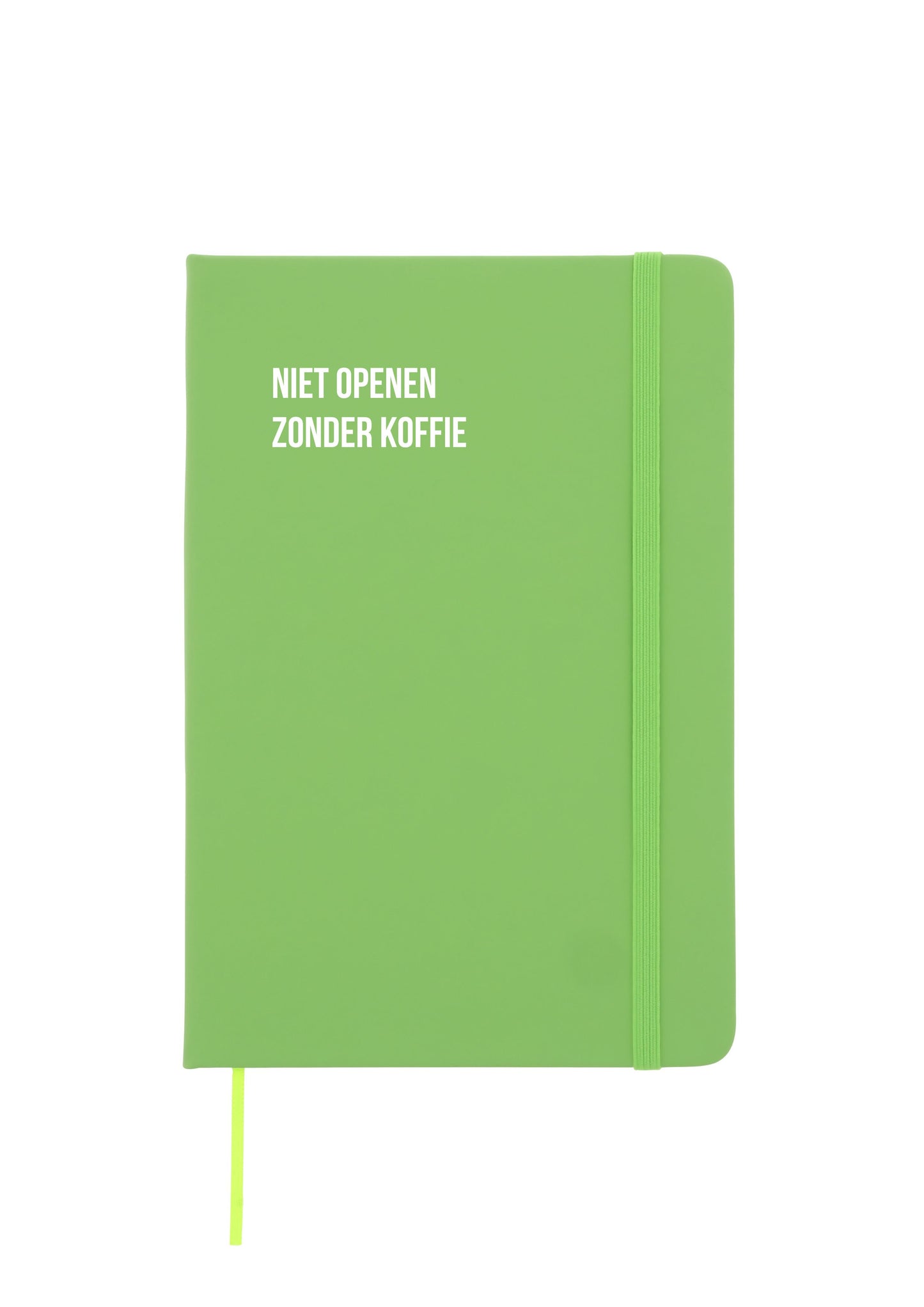 Notitieboek - Niet openen zonder koffie