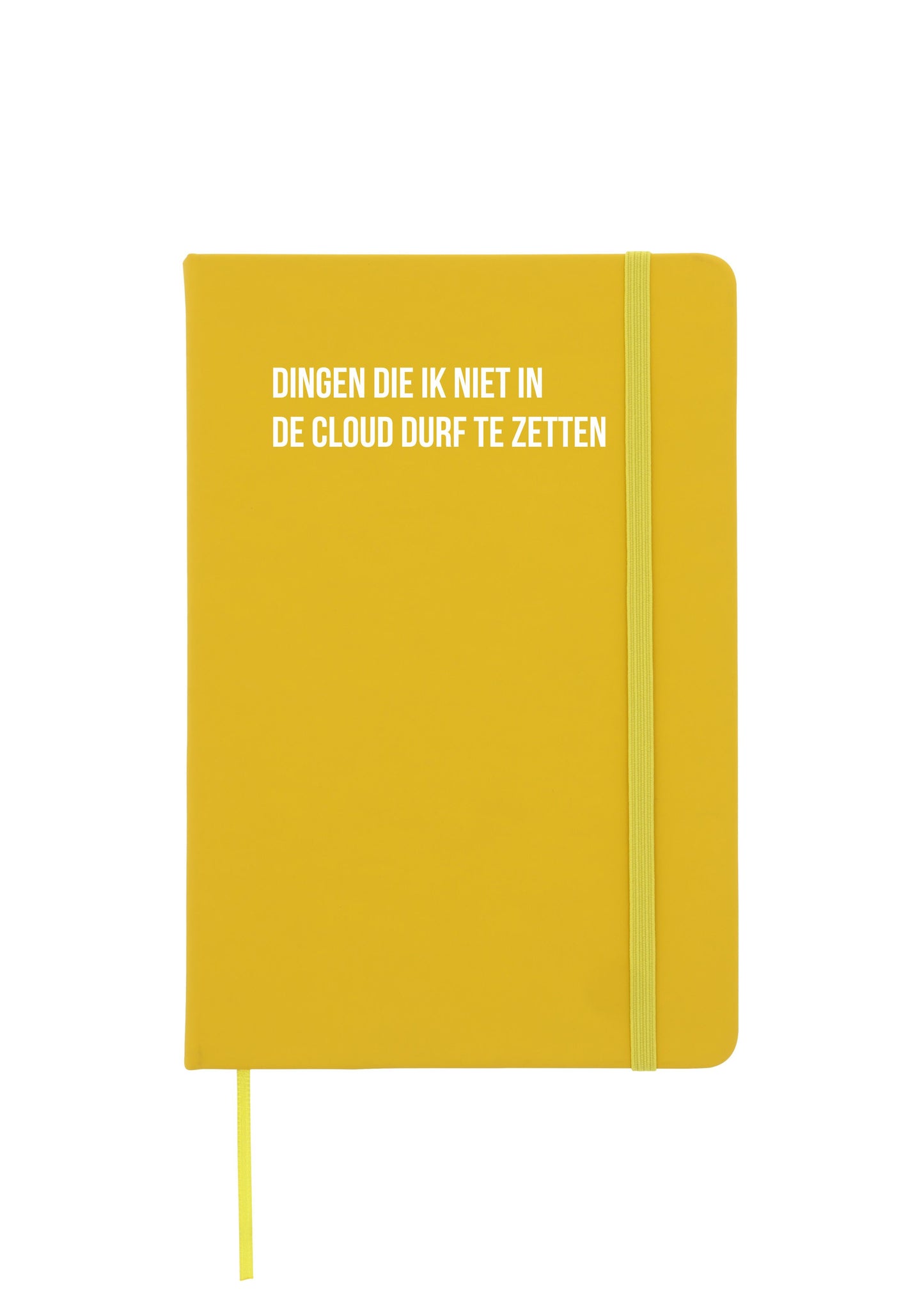 Notitieboek - Dingen die ik niet in de cloud durf te zetten