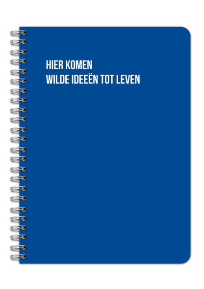 Notitieboek - hier komen wilde ideeën tot leven