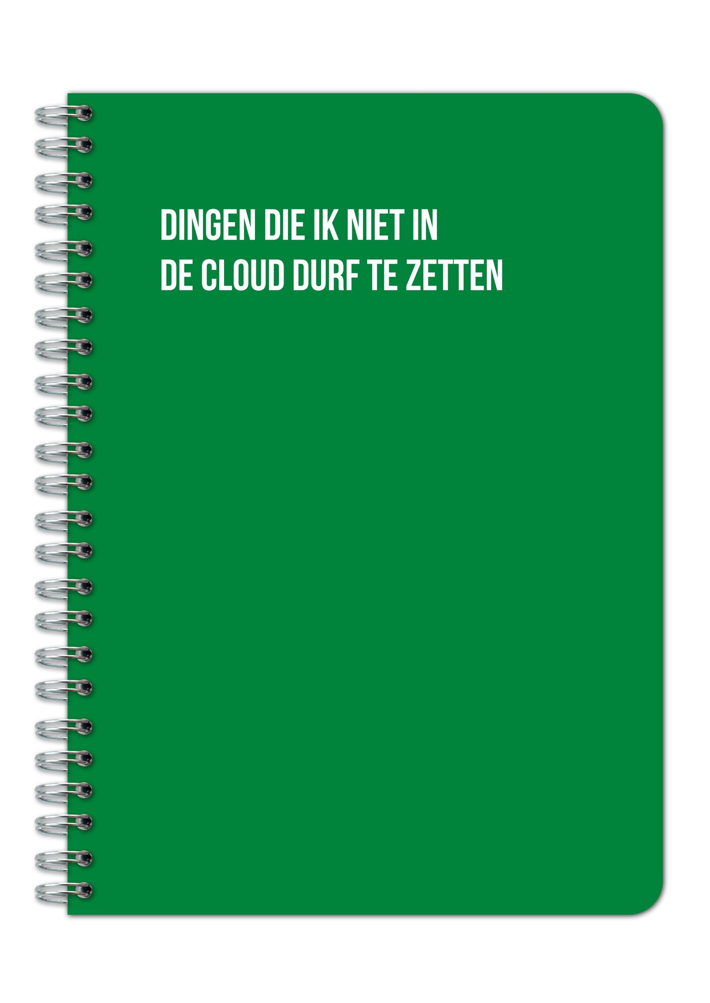 Notitieboek - Dingen die ik niet in de cloud durf te zetten