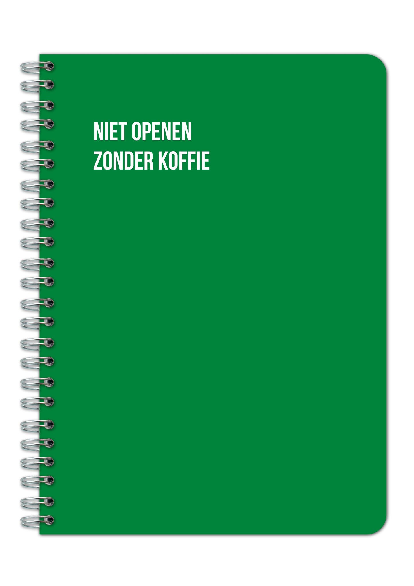 Notitieboek - Niet openen zonder koffie