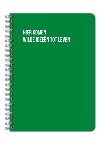 Notitieboek - hier komen wilde ideeën tot leven