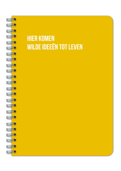 Notitieboek - hier komen wilde ideeën tot leven