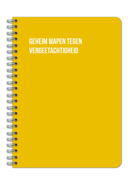 Notitieboek - Geheim wapen tegen vergeetachtigheid