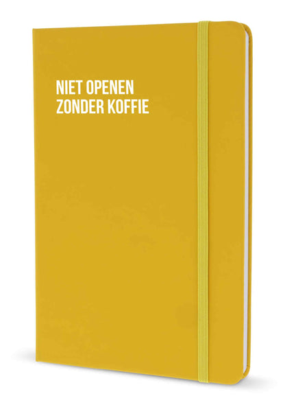 Notitieboek - Niet openen zonder koffie