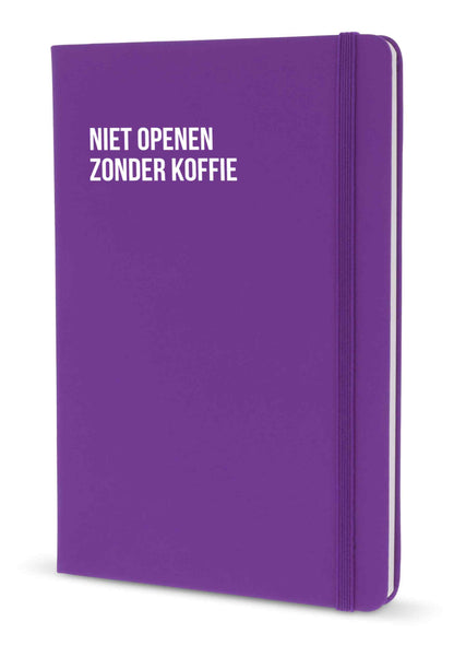 Notitieboek - Niet openen zonder koffie